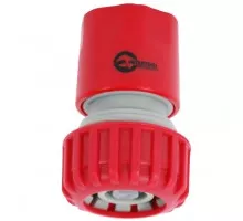 GE-1020 Конектор 1/2"з аквастопом для шланга 3/4" INTERTOOL