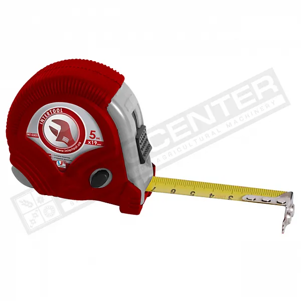 Рулетка с фиксатором 10м*25мм "Супер магнит" blister INTERTOOL (MT-0310) - 1