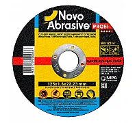 Круг відрізний по металу 125*1.6*22mm Novoabrasive