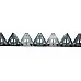 626754 Mower knife 9 m, on bolts, without knife connection (section Schumacher Radura) [Claas], 6267 - 5
