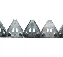 626754 Mower knife 9 m, on bolts, without knife connection (section Schumacher Radura) [Claas], 6267