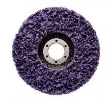 Круг шліфувальний кораловий 125*22,23mm Novoabrasive фіолетовий