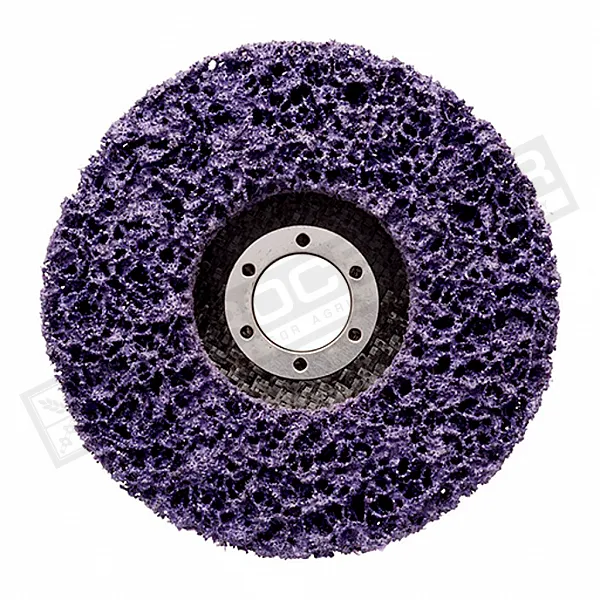 Круг шліфувальний кораловий 125*22,23mm Novoabrasive фіолетовий - 1