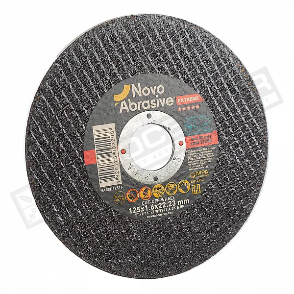 Cutting disc 125*1.6*22mm Novoabrasive Extreme - 1