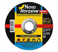 Круг отрезной по металлу 115*1.2*22mm Novoabrasive