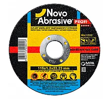Круг відрізний по металу 115*1.2*22mm Novoabrasive