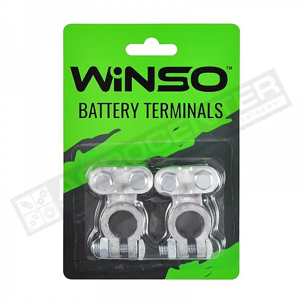 Клеммы аккумуляторные WINSO 2шт. блистер, свинцовые, 200гр (146500) - 1