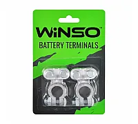 Клеми акумуляторні WINSO 2шт. блістер, свинцеві, 200гр (146500)