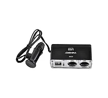 Cigarette lighter socket splitter with fuse, 2in1+2USB, 12V+USB 5V WINSO (200110)