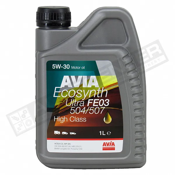 Масло моторное AVIA ECOSYNTH Ultra FE 03 504/507 1л, 5W-30 - 1