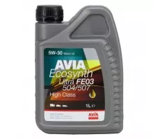 Engine oil AVIA ECOSYNTH Ultra FE 03 504/507 1l, 5W-30