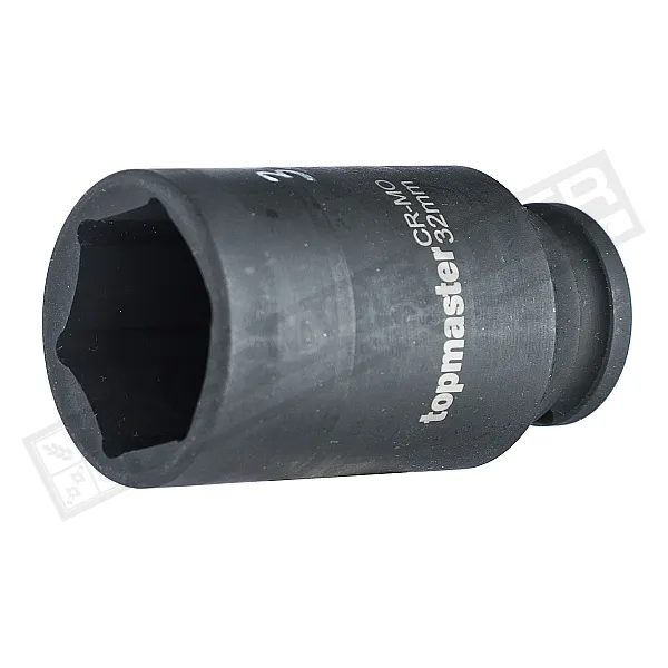 Головка ударна подовжена DIN 3121 1/2" * 32 mm CR-MO TopMaster (330610) - 1