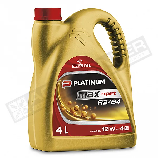 Engine oil Platinum MaxExpert A3/B4 4l, 10W-40 - 1