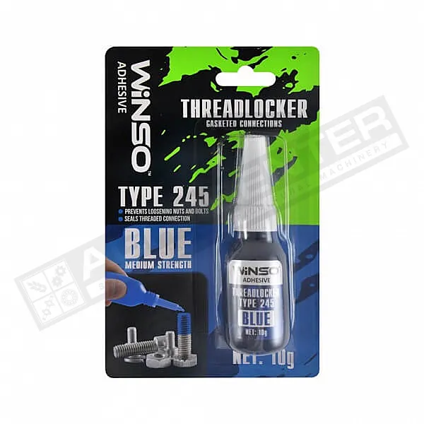 Фіксатор різьбових з'єднань Threadlocker Type 245 WINSO 10 г, синій - 1