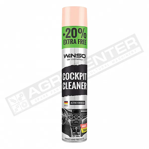 Поліроль для панелі приладів WINSO, 750мл, персик 870580 COCKPIT Cleaner - 1