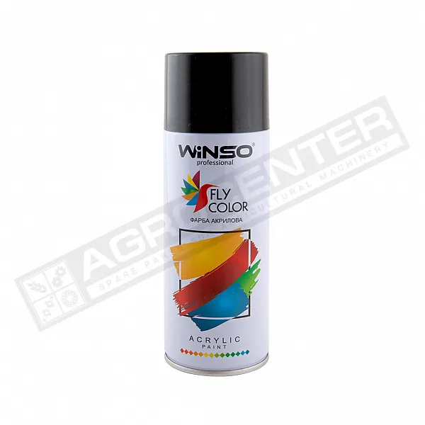 880400 Фарба акрилова, Spray 450ml., чорний глянц. (GLOSS BLASK/RAL9005) - 1