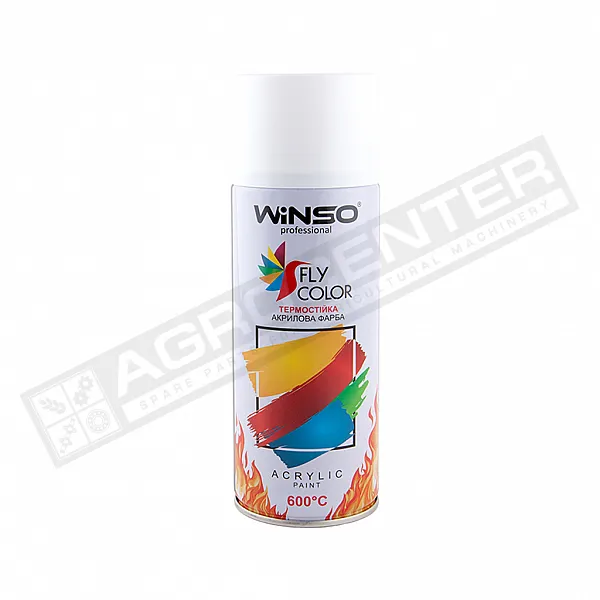 880420 Фарба високотемпературна 370,Spray 450ml, білий, (WHITE/RAL9010) - 1