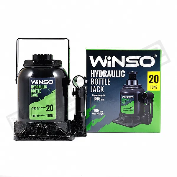 Hydraulic bottle jack 20t, height 185-345mm WINSO - 1