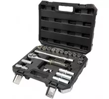Набір головок 1/2"з тріскачкою 10-24 мм (20шт) 2rd Gen Cr-V LIMITED EDITION Topmaster (339104P)