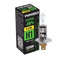 Автолампа H1 12V HALOGEN HYPER+30% 55W P14 5s WINSO (712100)
