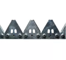 670248 Ніж (коса) жатки 7,5 м на болтах без головки (сегмент Schumacher Radura) [Claas]