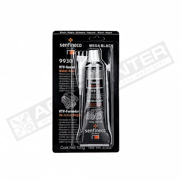 Герметик силіконовий SENFINECO 9930 RTV  чорний 100g - 1