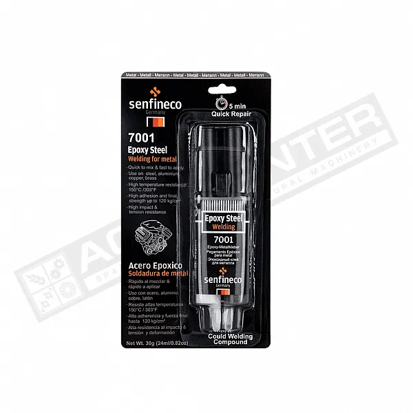 SENFINECO 7001 Epoxy Steel (Metall) Клей для металла двухкомпонентный 30g - 1