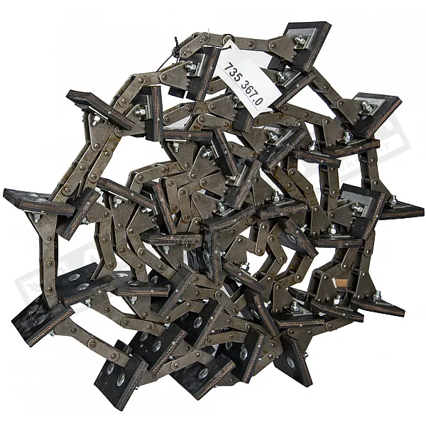 735367 Elevator chain conveyor assembly / 162 links / 40 scrapers [Claas Lexion], 735367.0 - 1