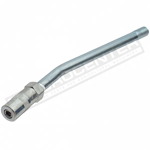 Наконечник для змащувального шприца кутовий з 4 кулачками M10*1, M10x1 180mm ( 308079 ) GUFERO - 1