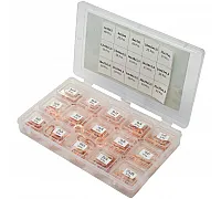 Набір шайб ущільнюючих мідних DIN 7603 BOX 15 ( 227054 ) 250шт GUFERO