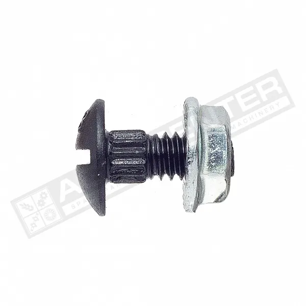 626407/8.0 Болт сегмента M6*16 під викрутку, короткий + гайка [Claas] - 1