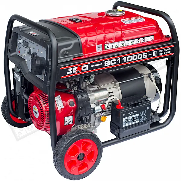 Генератор бензиновый 8kW / 230V / 50HZ Senci SC11000E-III, 10kVA - 1