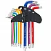 Набор Г-образных ключей TORX T10-T50 ( 9шт ) цветных Cr-V Mundial Италия (0367.090) - 2