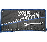 Combination Wrench in a cloth cover 6-24mm 16pcs WHB Germany (2616)