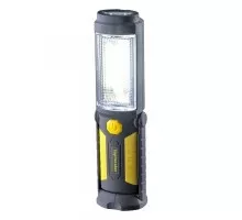 Фонарик аккумуляторный Li-ion 3W COB+1W с магнитом Topmaster