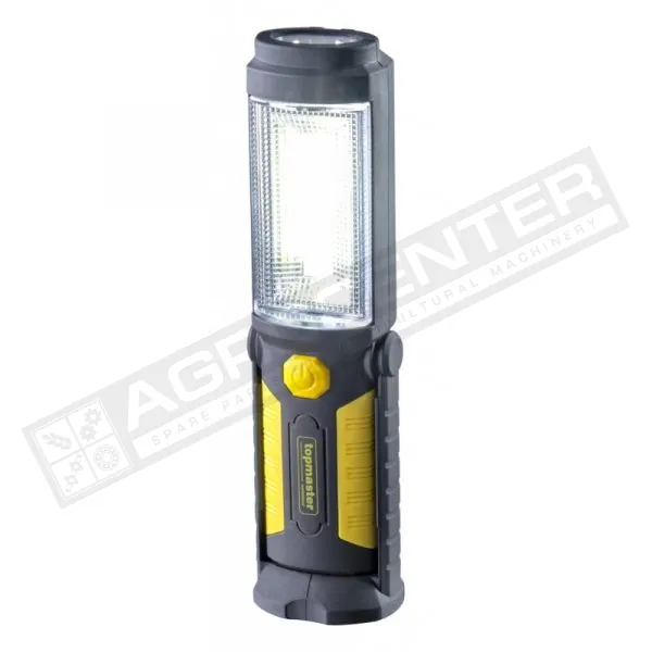 Ліхтарик акумуляторний Li-ion 3W COB+1W з магнітом Topmaster - 1