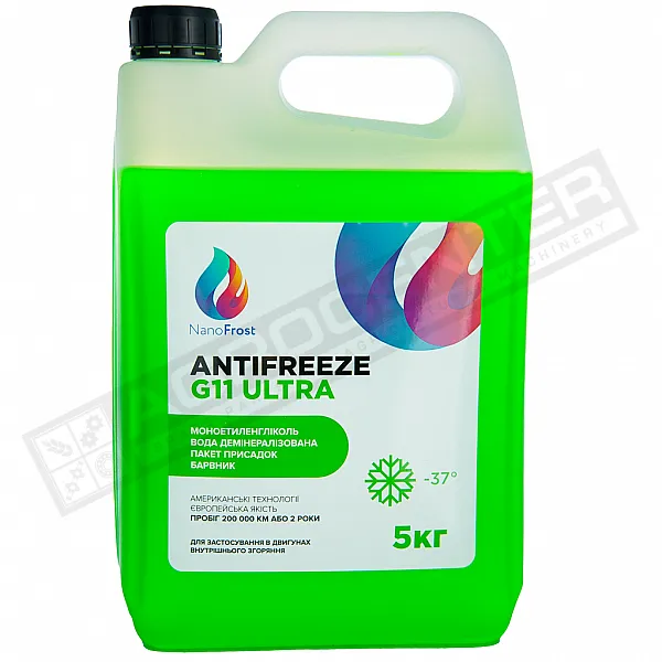 Антифриз NanoFrost G11 Ultra (зеленый,5кг, П) - 1
