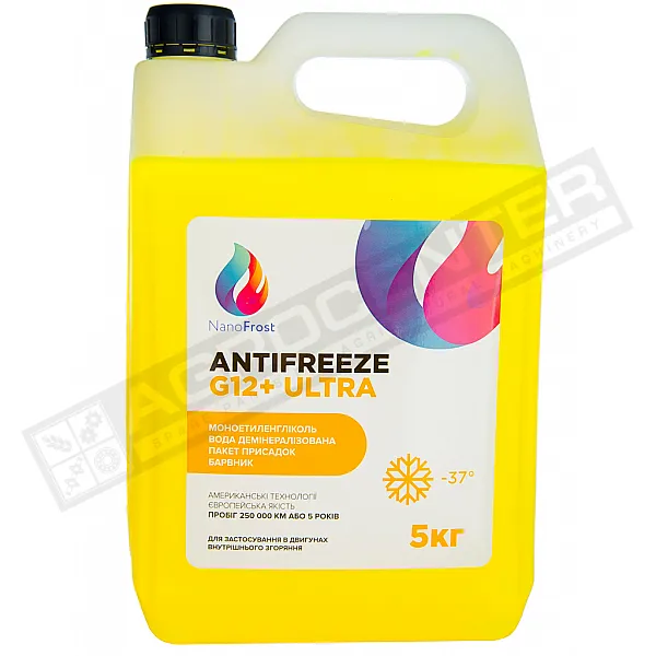 Antifreeze NanoFrost G12+ Ultra (yellow,5kg) - 1