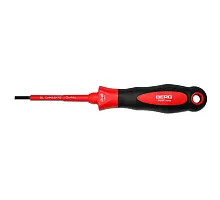 Dielectric screwdriver "-"  Cr-Mo, SL2,5*75mm "Fest", Berg (46-335)