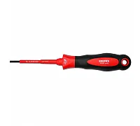 Dielectric screwdriver "-"  Cr-Mo, SL4*100mm "Fest", Berg (46-337)