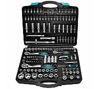 52-120-1 Tool set 1/4", 3/8", 1/2" (4-32mm), Cr-V, 171 items, VST case