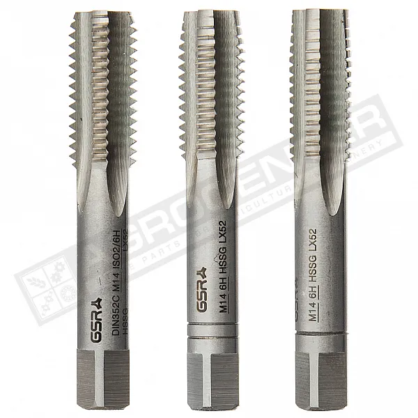 M14*2.0 Ручні мітчики набір DIN 352 HSS-G [GSR] - 1