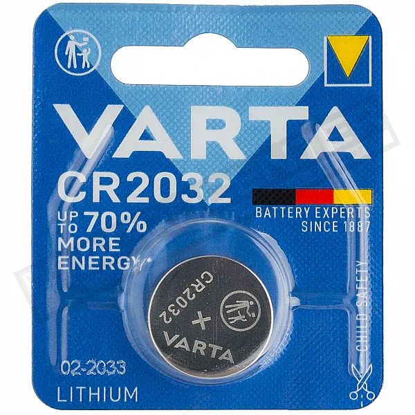 Батарейка CR2032 VARTA [BLI 1 LITHIUM] - 1
