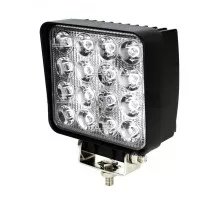 Лед фара (широкий промінь) 48W60 (16*3W) 3520 lm