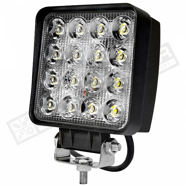 Светодиодная фара (узкий луч) 48W60 (16*3W) 3520 lm - 1