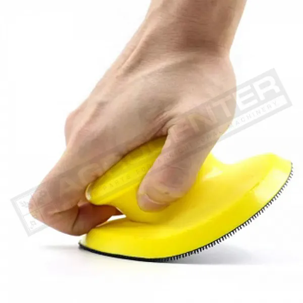 Sanding block manual polyurethane D125mm with Velcro round (9110111) - 1