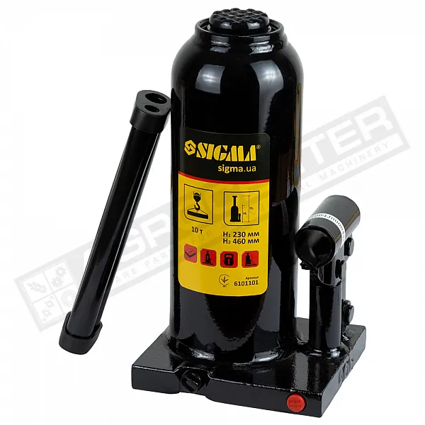 Hydraulic bottle jack 10t H 230-460mm (6101101) - 1