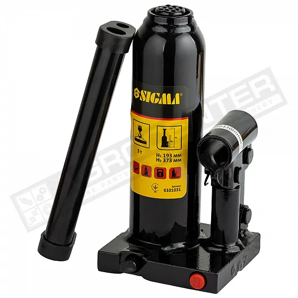 Hydraulic bottle jack 3t H 194-372mm (6101031) - 1
