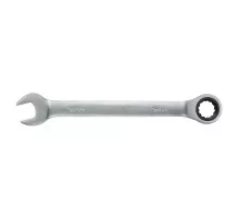 Open-end wrench with ratchet 19mm CrV satine (6022191)