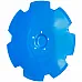 34910031 Harrow disc notched 25.5" D645 6mm 5-hole [Lemken] - 1